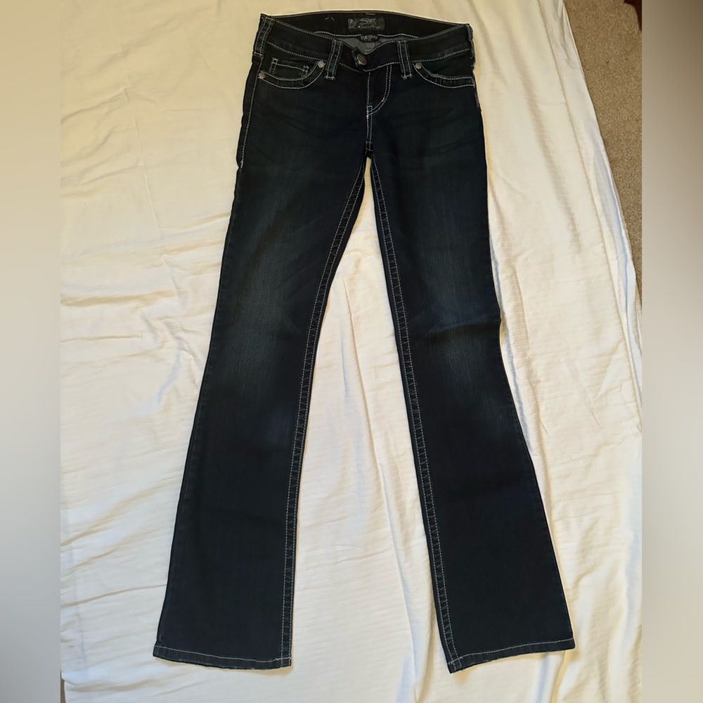Silver Women's Blue Jeans